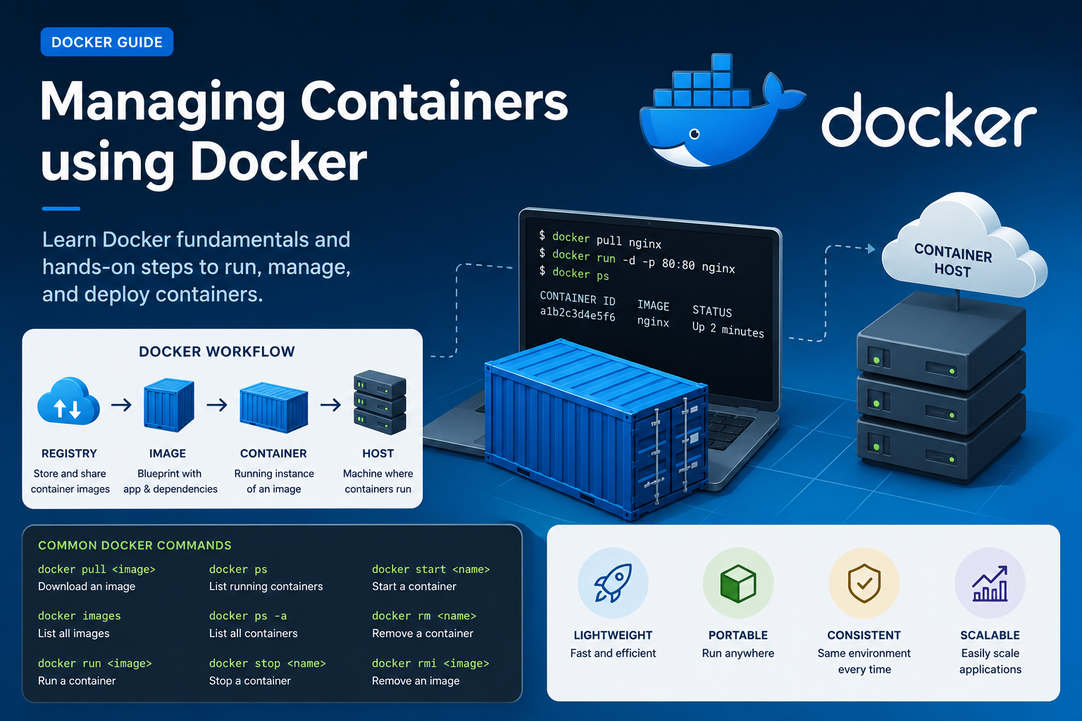 Managing Containers Using Docker: A Beginner’s Guide